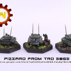 Pizzaro.png Archivo 3D Pizzarro one man tank・Idea de impresión 3D para descargar
