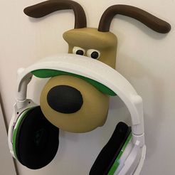 Gromit_05.jpg Gromit Headphone Hook