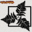 project_20231004_0942220-01.png tropical fern wall art rainforest plant wall decor 2d plant life