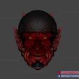 hellboy_mask_cosplay_3dprint_08.jpg Hellboy Mask Cosplay Halloween Full Face Helmet 3D print model