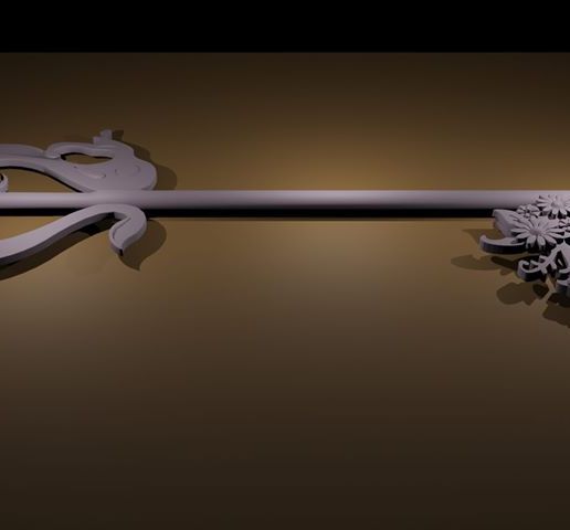Kairi's Keyblade - 3D model önizlemesi