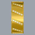 right_screenshot_shaded_square.png Modernes geometrisches Band Ring 3D-Druck