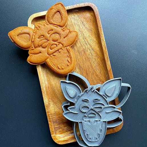 Foxy cookie cutter (Five Nights at Freddy's). - 3D model önizlemesi