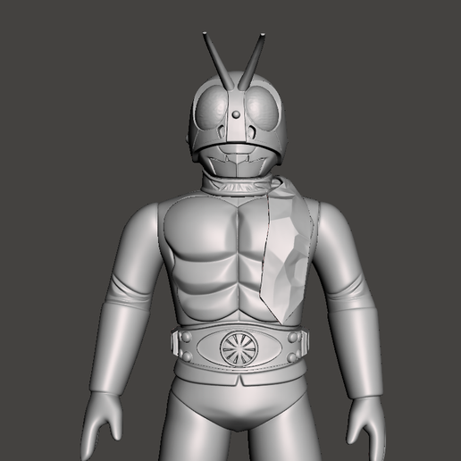 🎨 FAN ART RETRO TOY STYLE KAMEN RIDER・ OBJ File for 3D printing・Cults