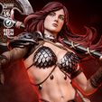 210726-Wicked-RedSonja-Sculpture-Image-013.jpg WICKED MARVEL RED SONJA SCULPTURE : TESTED AND READY FOR 3D PRINTING