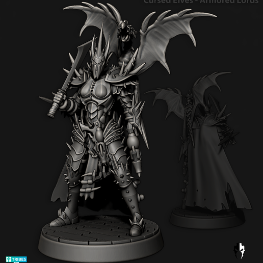 ArmoredLord_02.png Armored Warriors - Elites - Lords - Flagship - Cursed Elves