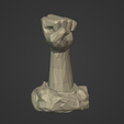 I9.png Low Poly Hand Figurine