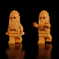 x2.png brick compatible Zygon Head Doctor Who new/classic