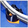 Pics_-_Bike_Close-Up.jpg Bicycle Front Wheel Steering Block Riser MTB Offroad Zwift Trainer