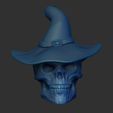 Shop2.jpg Skull Skull witch with hat- hollow inside