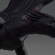 z0029.png Beast dragon  - rigged/posable stl file included