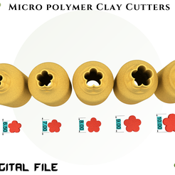 1.png 3D file MICRO POLYMER CLAY CUTTER/COPYRIGHTED LICENSE/EULITEC.COM・Design to download and 3D print