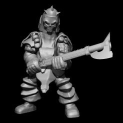 Base-Render-18124.jpg Free 3D file Citadel Guards with Flintlock Axes・Model to download and 3D print
