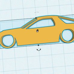 Web-capture_26-11-2023_175912_www.tinkercad.com.jpeg Porte-clés Mazda Rx7 FC Savanna Turbo GT Silhouette