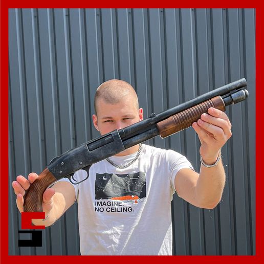 🔫 Shotgun Mossberg 590 Prop Replica Weapon・ 3D File for 3D printing・Cults