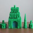 2.jpg STL file Suyumbike Tower with tatar ornaments・3D print design to download