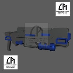 CC_Blaster-Blue-02.jpg Archivo STL Gundam CC_Blaster・Plan imprimible en 3D para descargar