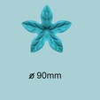 size.png Princess Earring Flower - Molding Arrangement EVA Foam Craft