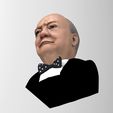 untitled.490.jpg Winston Churchill bust ready for full color 3D printing