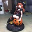 IMG_8613a.jpg Witch Pinup - Pumpkin 3D print model