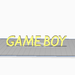 Capture-d'écran-2023-08-20-153748.png Precision Designed Game Boy Logo - Retro Gaming Nostalgia - 3D Printable Model