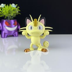 Moment-App-20230317050412866.jpeg Archivo 3D Meowth - modelo multiparte・Objeto de impresión 3D para descargar