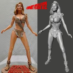 Image1.jpg Fichier STL Tenue de cinéma One Million Years BC - par SPARX・Design pour impression 3D à télécharger