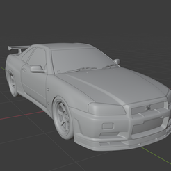 gtr1.png STL file NISSAN Gt-R34・3D printing idea to download