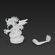 Naga-Sentinel-22.jpg Naga Sentinel - Criatura fantástica mitad serpiente mitad dragón Modelo de impresión 3D