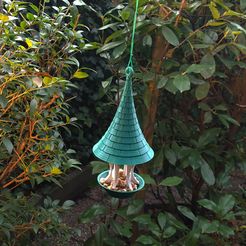 Bird Feeder micro1.jpg Fichier STL Mangeoire pour petits oiseaux・Modèle pour impression 3D à télécharger