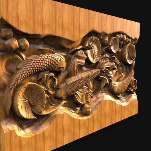 🐠 Fish CNC・ STL File for 3D printing and CNC machining - Laser cutting ...