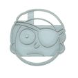 Pirat Morty Cookie Cutter.jpg COOKIE CUTTER, FONDANT, RICK AND MORTY, PIRATE MORTY