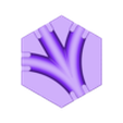 Three way merge tile Rev 1.4.stl Совместимая с Гвитраксом трехсторонняя плитка слияния.