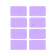 TETRIS CARD.stl table tetris with qube and svivon