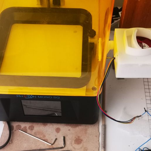 Printer air filter & vacuum 3D model