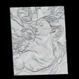5.jpg Elegante panel de escultura en relieve de mujer con flor