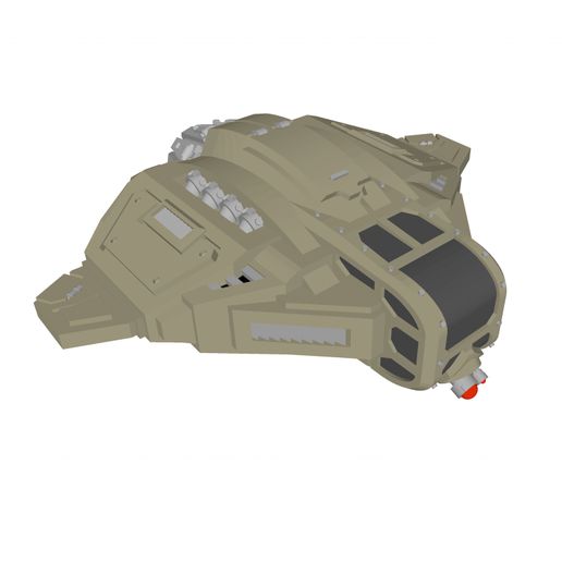 Scarab.jpg STL file Scarab class civilian shuttle・3D print design to download, BitsBlitzDesigns
