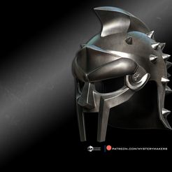 01-Maximus-helmet.jpg Casque Maximus Gladiator