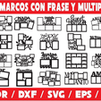 2020-04-29.png Vector Laser Cutting - 80 Frames With Frames Assorted
