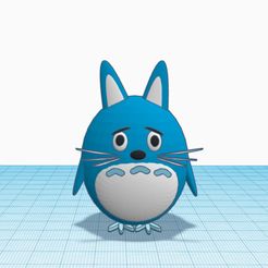 Totoro-anime-front.jpg 3D file Totoro Anime Character Pokemon・3D printer model to download