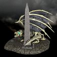 Righyt.jpg Heroes 3 Bone Dragon on burial ground