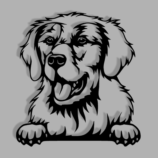 KUVASZ WALL DECOR 3D model