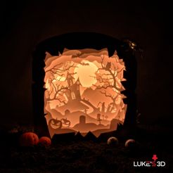 ay LUKe'> 3D STL file Halloween Light Art・3D printable model to download