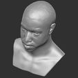 25.jpg Michael B Jordan bust for 3D printing