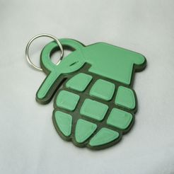 Grenade-Keychain.jpg Grenade Keychain Nade Army Charm