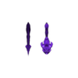 Primordium Knife previews.stl Primordium Knife (3D Print Ready - Split Model)
