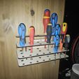362282790_1042653006780781_1528142653559970876_n.jpg Wooden wall-mounted screwdriver holder - Practical storage space
