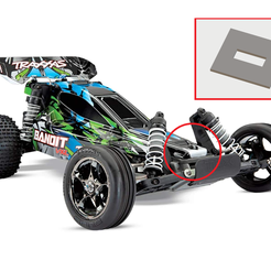 Photo.png Free STL file Front Body Protector for Traxxas Bandit・3D printing idea to download