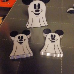 Snapchat-97678530.jpg STL file Mickey Ghost Decor /Halloween Ghost decor / Ghost Mickey / Tier tray /Disney Ghost STL and SVG / party decor・Model to download and 3D print