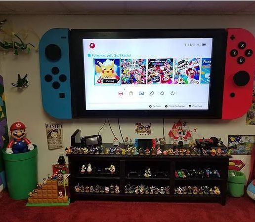switch.jpg Nintendo switch Buttons for TV decoration